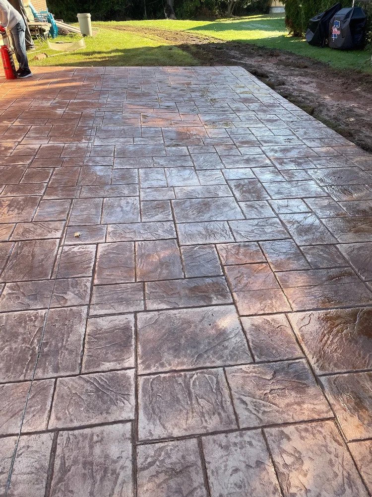 DiGiacomo Construction completed Stamped Concrete project 12