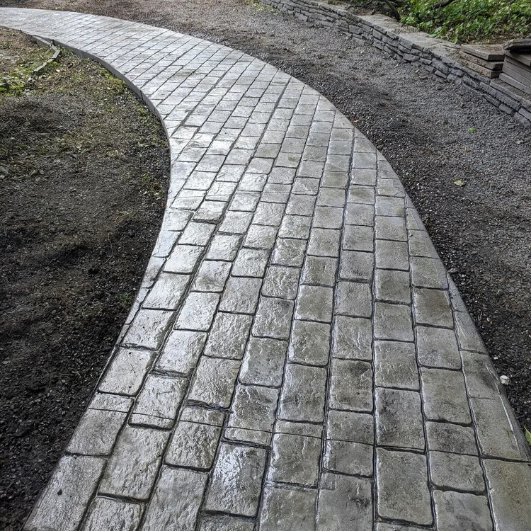 DiGiacomo Construction completed Stamped Concrete project 3