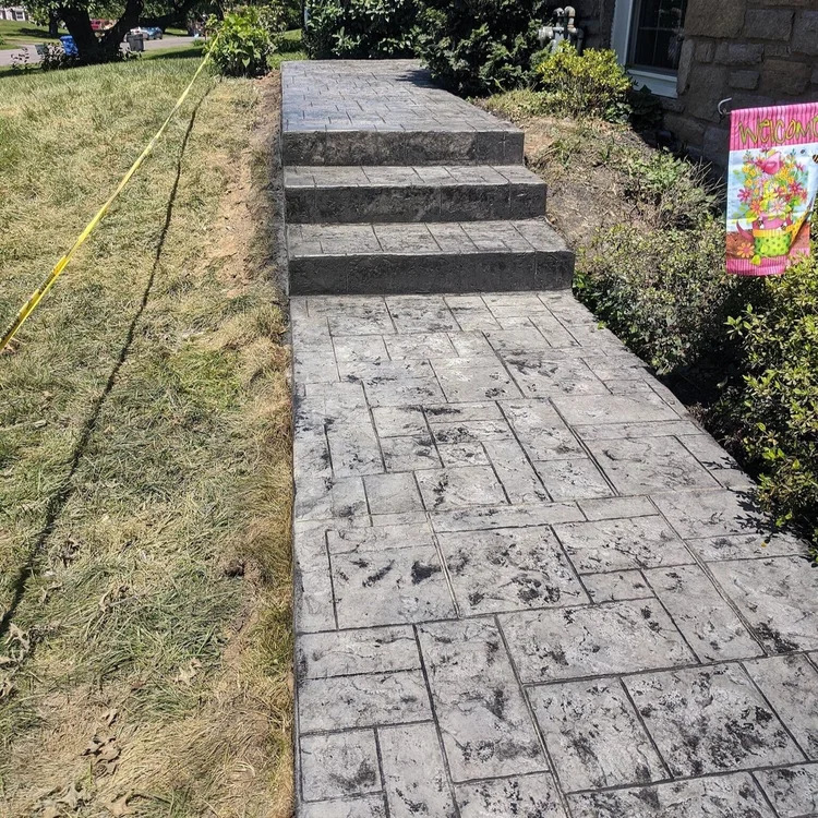 DiGiacomo Construction completed Stamped Concrete project 5