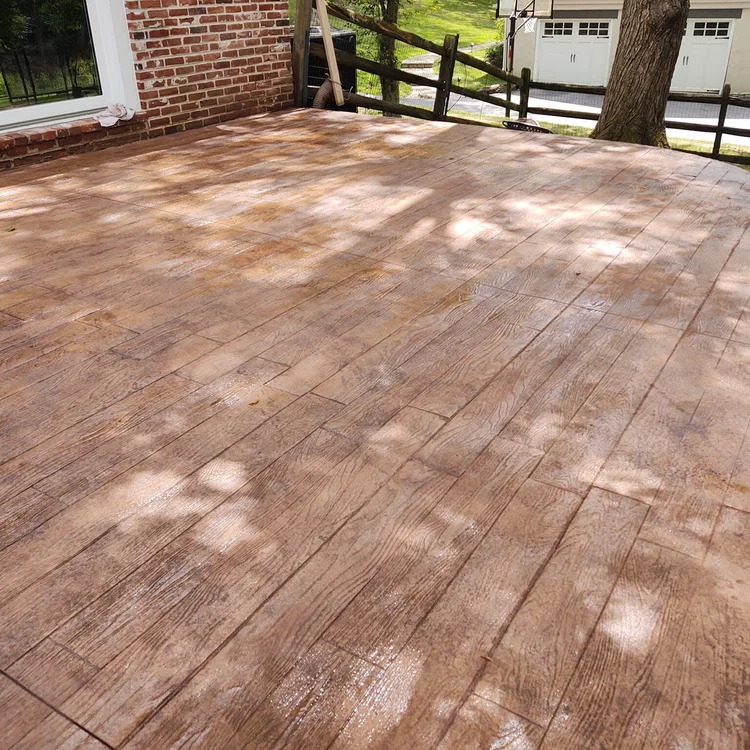 DiGiacomo Construction completed Stamped Concrete project 6