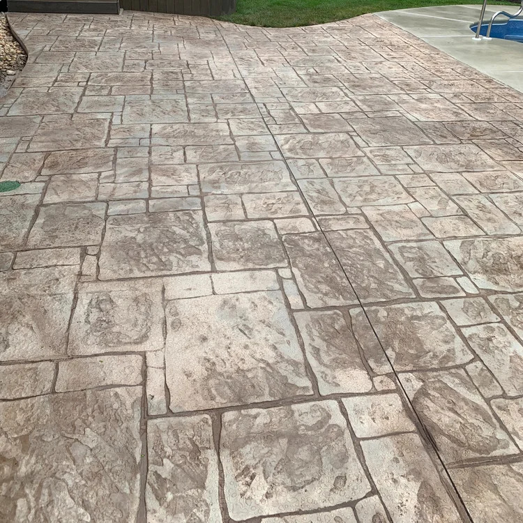 DiGiacomo Construction completed Stamped Concrete project 8